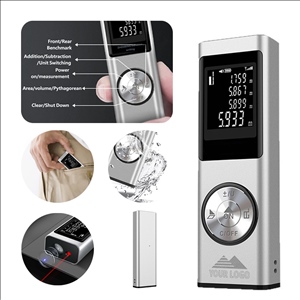 80M Mini Laser Distance Meter with Voice Broadcast & Metal Body